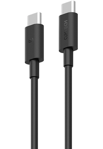 USB-C - USB-C Cuktech adat- és töltőkábel, 240W, 1.5m, Fekete CKCTC615NCBK