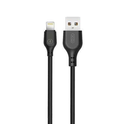 USB-A - Lightning XO Design NB103 adat- és töltőkábel, 18W, 2m, Fekete