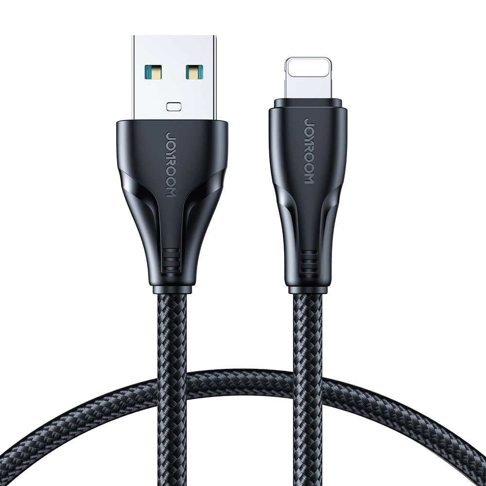 USB-A - Lightning Joyroom S-A11 adat- és töltőkábel, 18W, 1.2m, Fekete