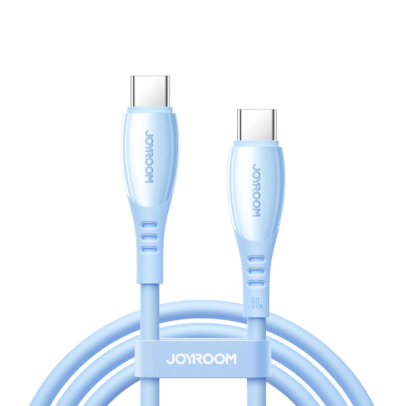 USB-C - USB-C adat- és töltőkábel Joyroom S-A59 Vibrant, 60W, 1.2m, Kék