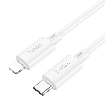 USB-C - Lightning adat- és töltőkábel HOCO X88, 20W, 1m, fehér