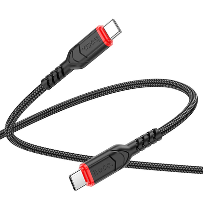 USB-C adat- és töltőkábel - USB-C HOCO X59 Victory, 60W, 3m, Fekete