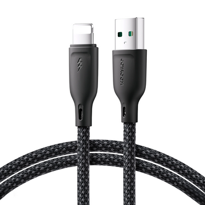 USB-A - Lightning adat- és töltőkábel Joyroom S-A34, 18W, 1m, fekete