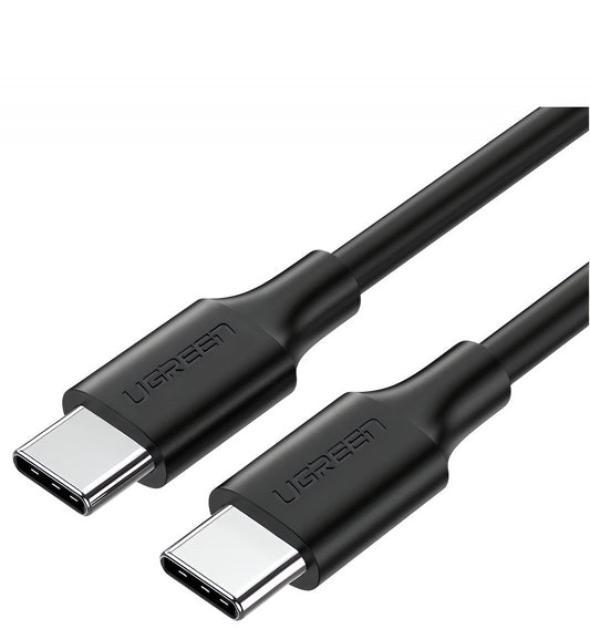 USB-C Data and Charging Cable - USB-C UGREEN US286, 60W, 0.5m, Black