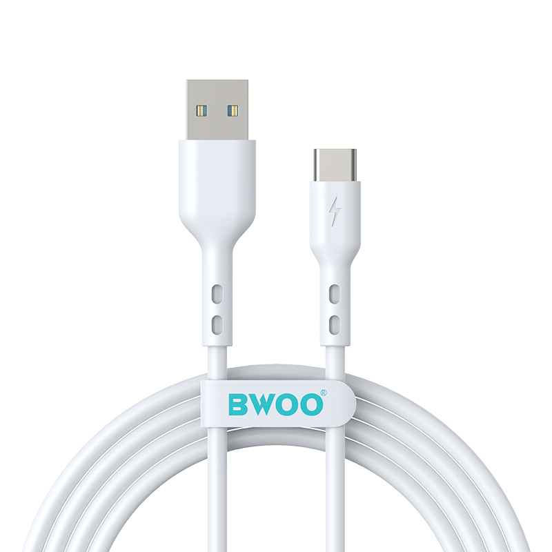 USB-A to USB-C Data and Charging Cable BWOO BO-X172C-2M, 15W, 2m, White
