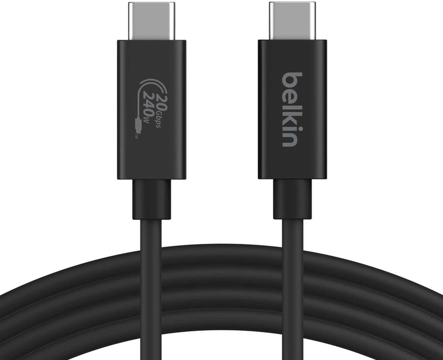 USB-C adat- és töltőkábel - USB-C Belkin Connect, 240W, 2m, fekete INZ004bt2MBK