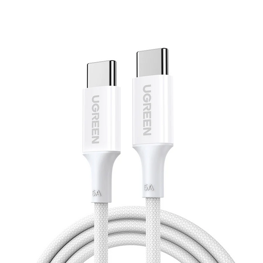 USB-C adat- és töltőkábel - USB-C UGREEN L502 (35221), 100W, 2m, fehér