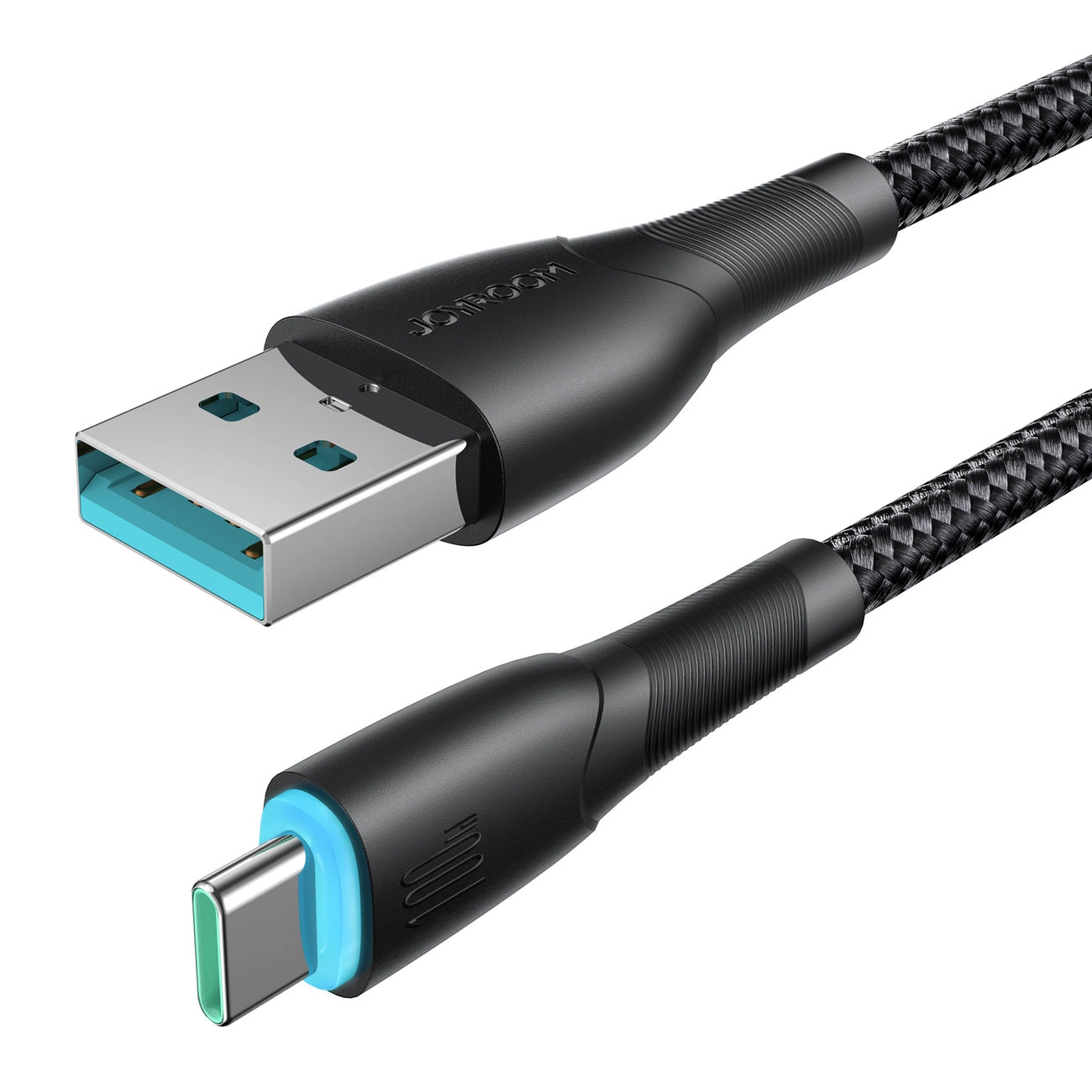 USB-A - USB-C adat- és töltőkábel Joyroom S-A32, 100W, 1m, Fekete