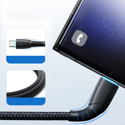USB-C - USB-C adat- és töltőkábel Joyroom S-A32, 60W, 1m, Fekete