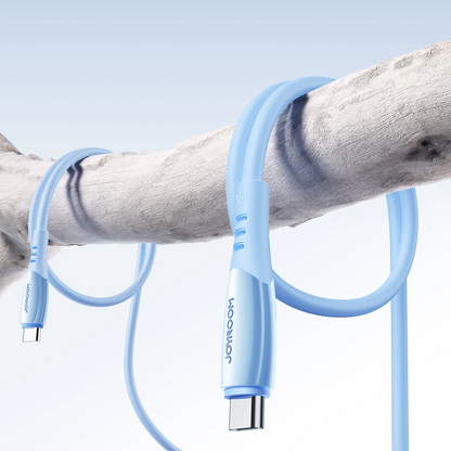 USB-C - USB-C adat- és töltőkábel Joyroom S-A59 Vibrant, 60W, 1.2m, Kék