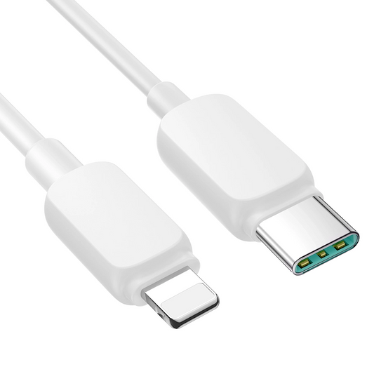 USB-C - Lightning Joyroom S-A14 adat- és töltőkábel, 30W, 1.2m, Fehér