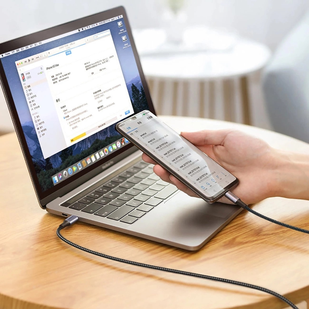 USB-C - USB-C UGREEN US316 adat- és töltőkábel, 100W, 3m, szürke