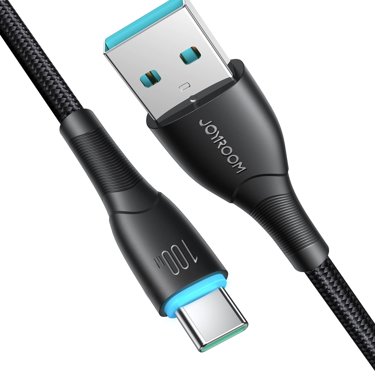 USB-A - USB-C adat- és töltőkábel Joyroom S-A32, 100W, 1m, Fekete