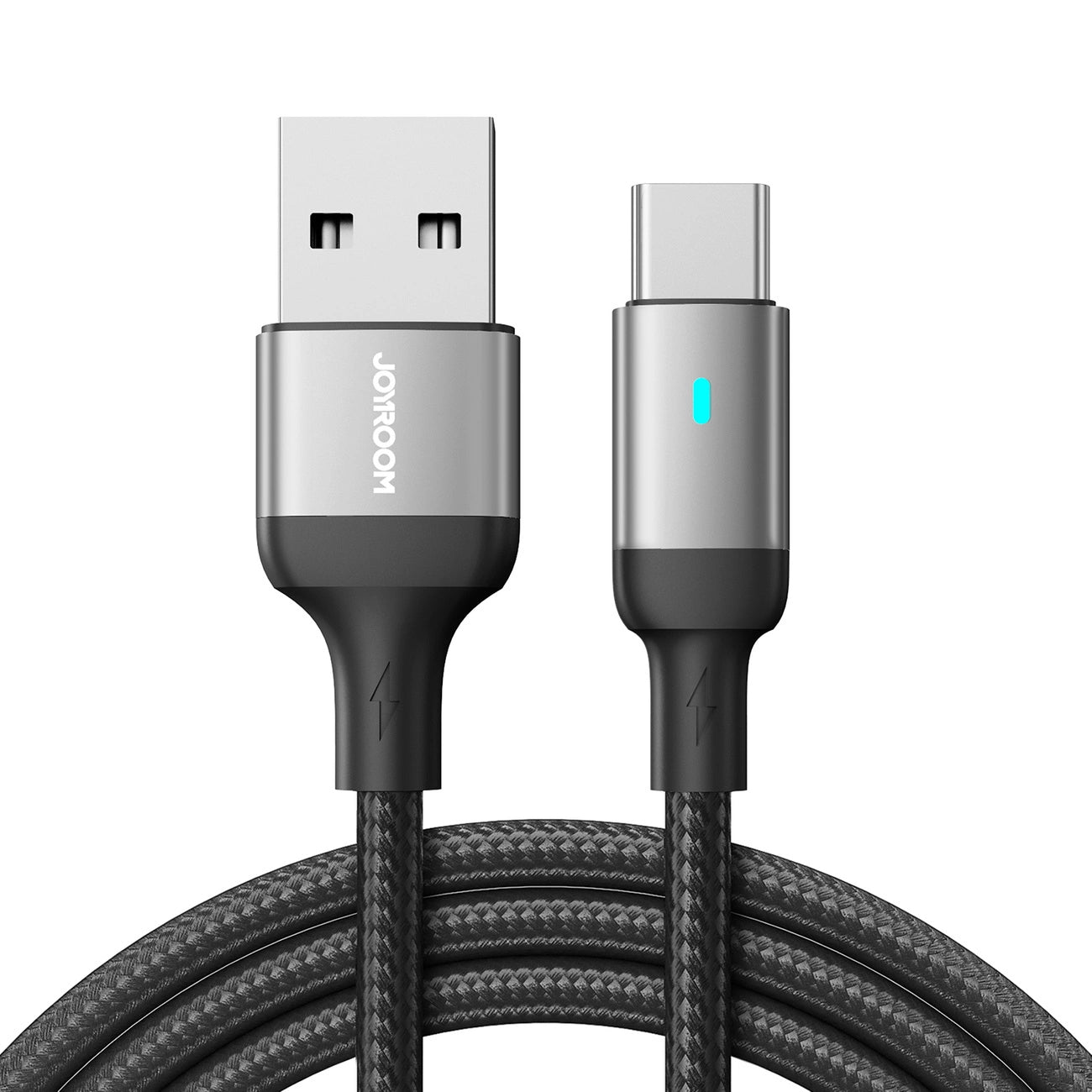 USB-A - USB-C Joyroom A10 adat- és töltőkábel, 18W, 1.2m, Fekete