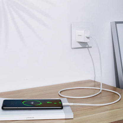 USB-C - USB-C adat- és töltőkábel UGREEN US300, 100W, 2m, Fehér