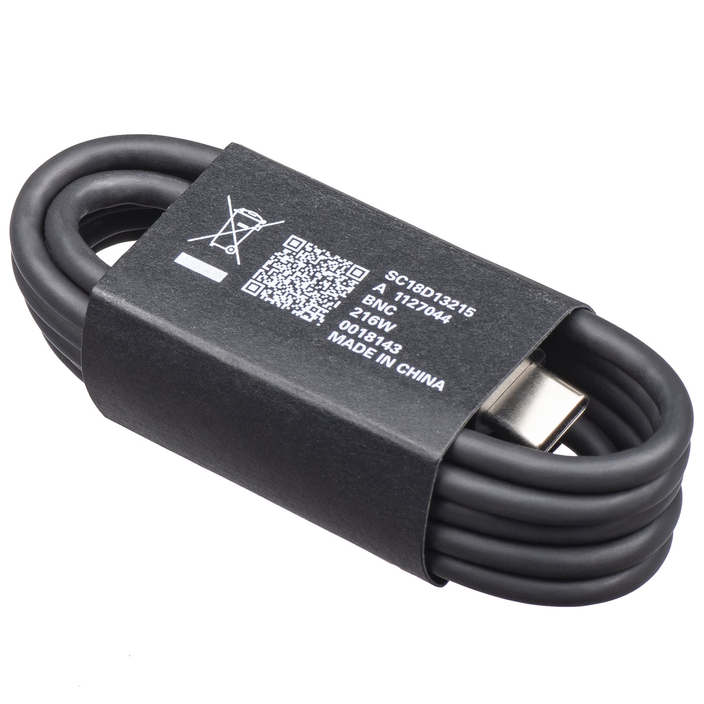 USB-C - USB-C Motorola adat- és töltőkábel, 1m, Fekete SC18D13215