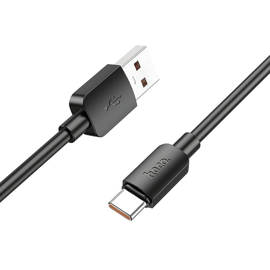 Adat- és töltőkábel USB-A - USB-C HOCO X96, 100W, 1m, fekete 