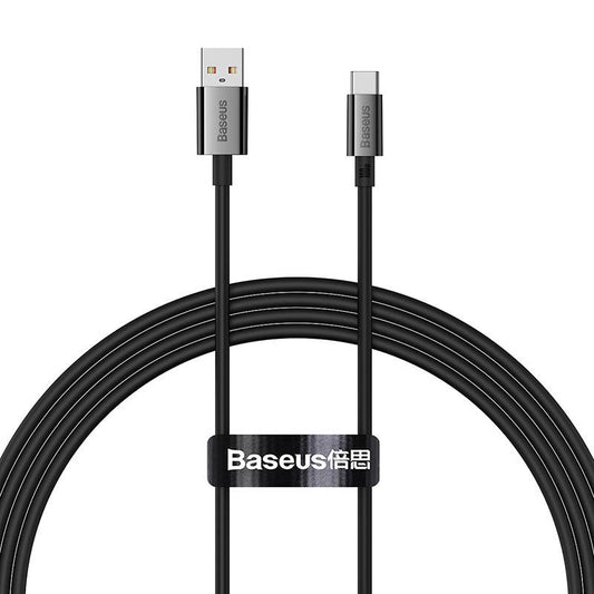 Adat- és töltőkábel USB-A - USB-C Baseus Superior sorozat, 100W, 1,5m, fekete P10320102114-01