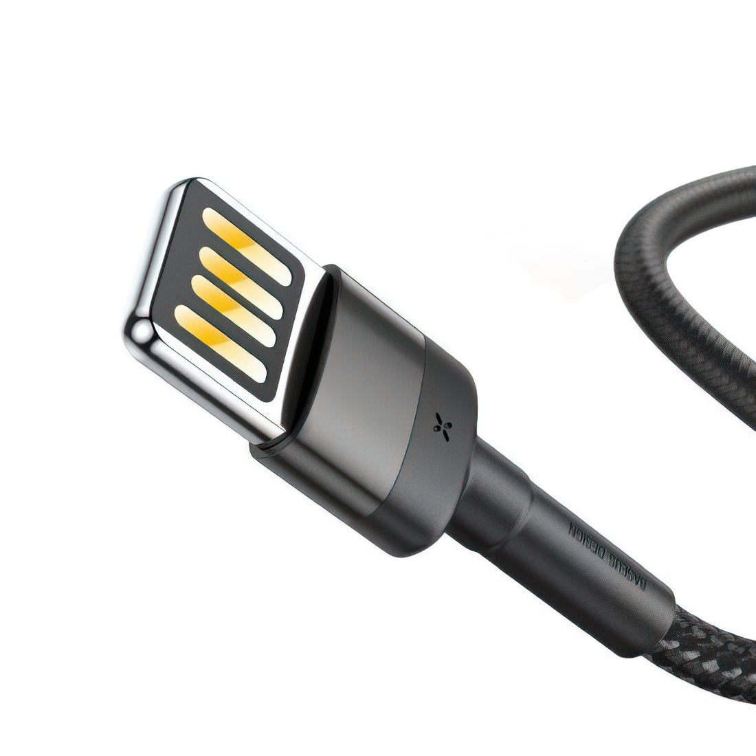 USB-A - Lightning Baseus Cafule Special Edition adat- és töltőkábel, 18W, 1m, szürke CALKLF-GG1