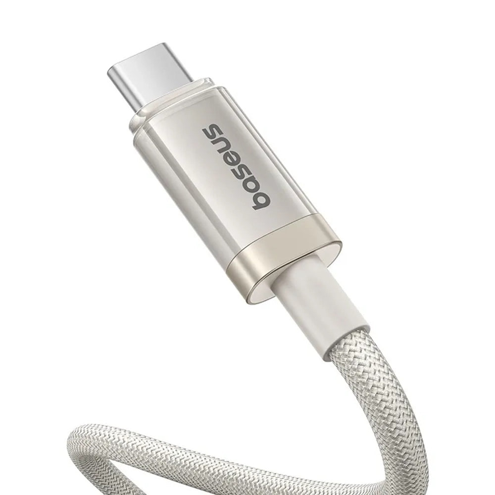 USB-C - USB-C Baseus Titanium adat- és töltőkábel, 100W, 1m, Ezüst P10378100G21-00