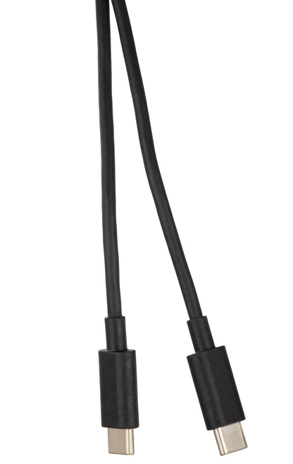 USB-A - USB-C HMD adat- és töltőkábel, 15W, 1m, Fekete 80300226H001