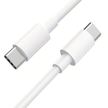 USB-C - USB-C Google adat- és töltőkábel, 30W, 2m, Fehér GA00195