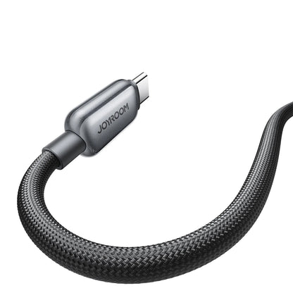 USB-C - USB-C Joyroom S-A55 StarFlight Display adat- és töltőkábel, 100W, 1.2m, Fekete