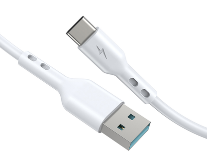 USB-A to USB-C Data and Charging Cable BWOO X172C, 60W, 1m, White