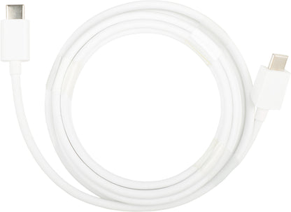 USB-C - USB-C Google adat- és töltőkábel, 30W, 3m, Fehér