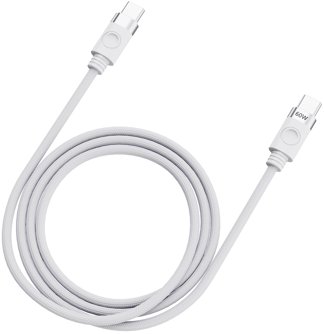 USB-C - USB-C Orico CDX adat- és töltőkábel, 60W, 1m, Fehér