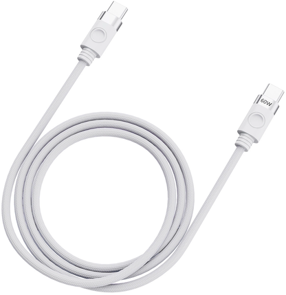 USB-C - USB-C Orico CDX adat- és töltőkábel, 60W, 1m, Fehér