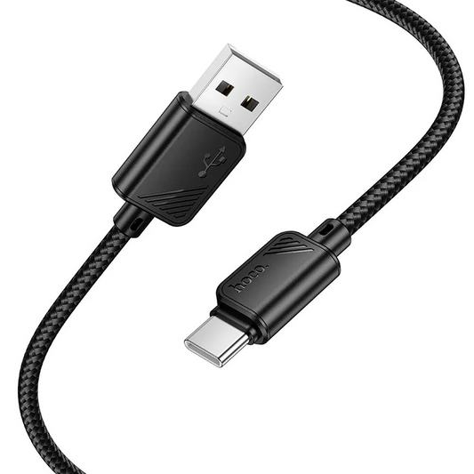 USB-A - USB-C adat- és töltőkábel HOCO X113, 18W, 1m, fekete