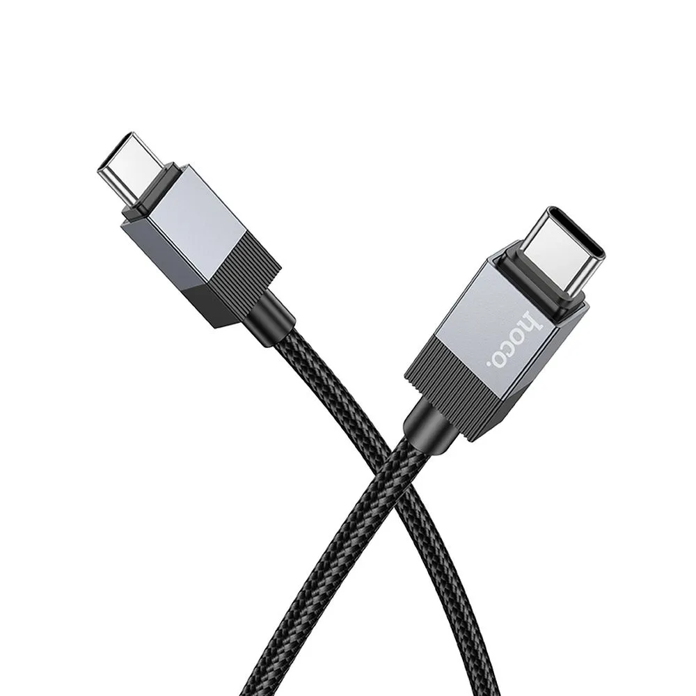 USB-C adat- és töltőkábel - USB-C HOCO X110, 60W, 1m, Fekete