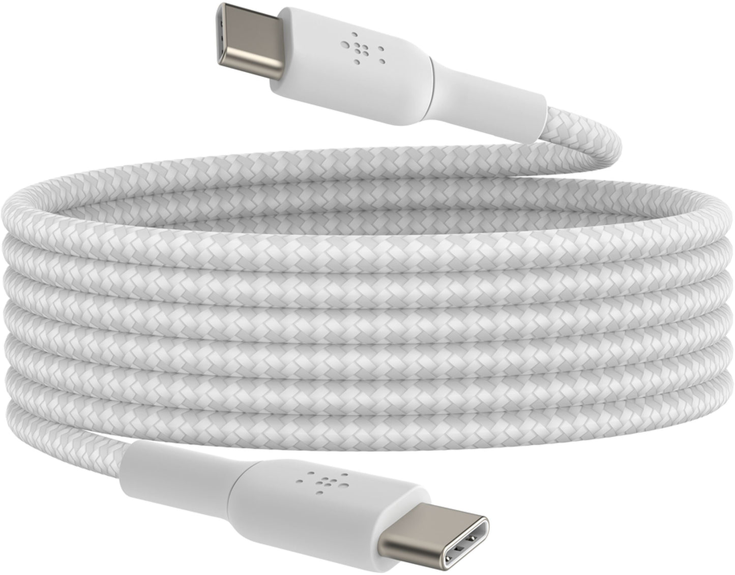 USB-C adat- és töltőkábel - USB-C Belkin BoostCharge Pro, 60W, 2m, Fehér CAB004bt2MWH