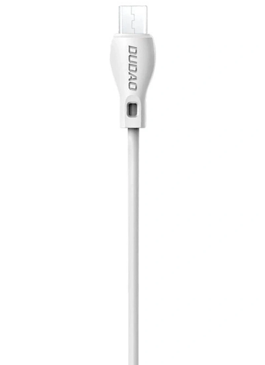 USB-A - microUSB Dudao L4M adat- és töltőkábel, 18W, 1m, fehér