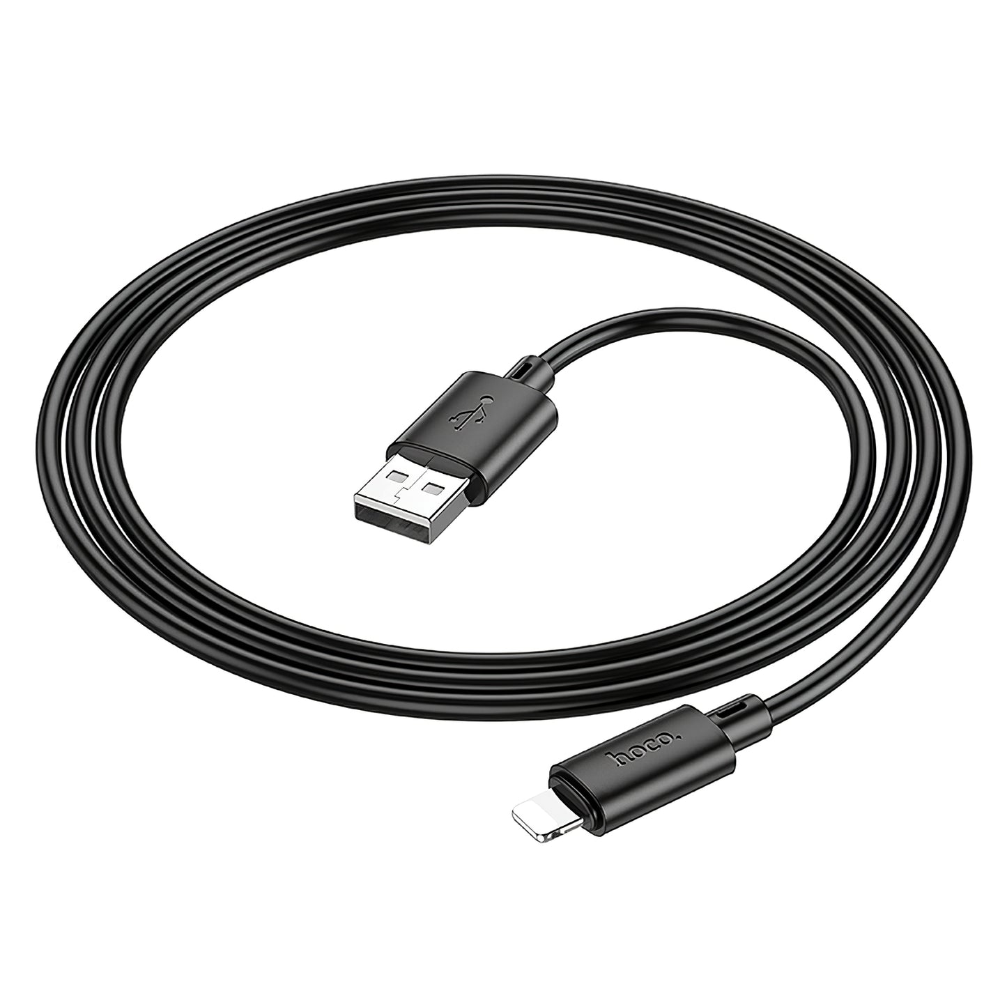 Adat- és töltőkábel USB-A - Lightning HOCO X88, 18W, 1m, Fekete 