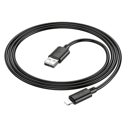 Adat- és töltőkábel USB-A - Lightning HOCO X88, 18W, 1m, Fekete 