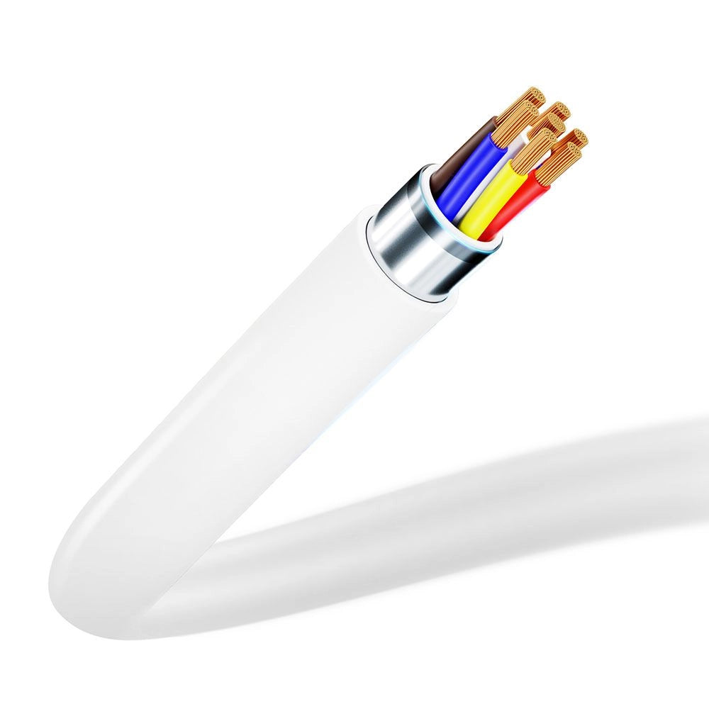 USB-C - Lightning adat- és töltőkábel 3MK Hyper, 20W, 1,2m, fehér