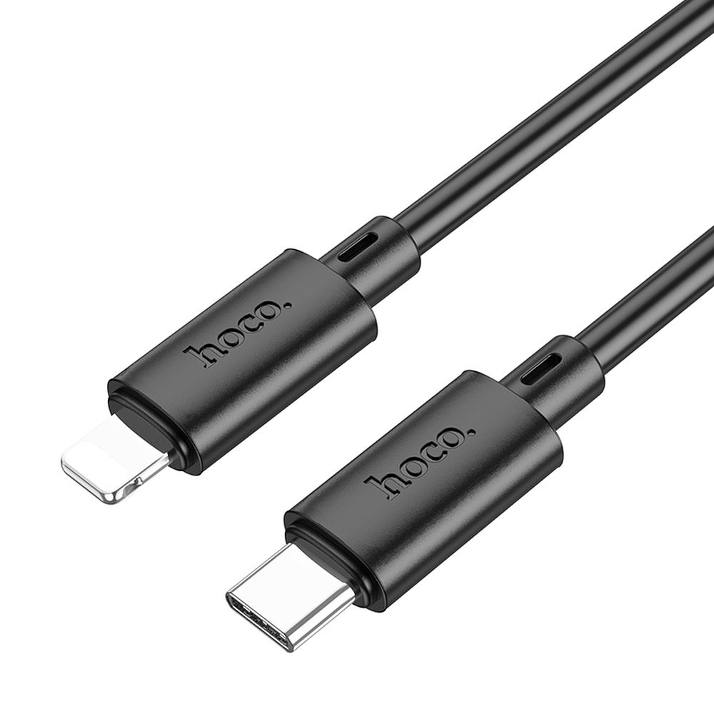 USB-C - Lightning HOCO X88 adat- és töltőkábel, 20W, 1m, Fekete