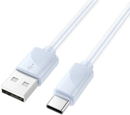 USB-A - USB-C HOCO X114 adat- és töltőkábel, 18W, 1m, Kék