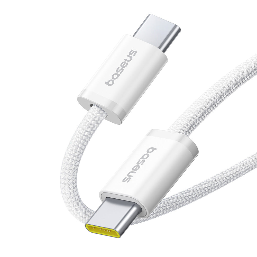 USB-C - USB-C Baseus Dynamic 4 sorozatú adat- és töltőkábel, 100W, 1m, Fehér P10381400211-00