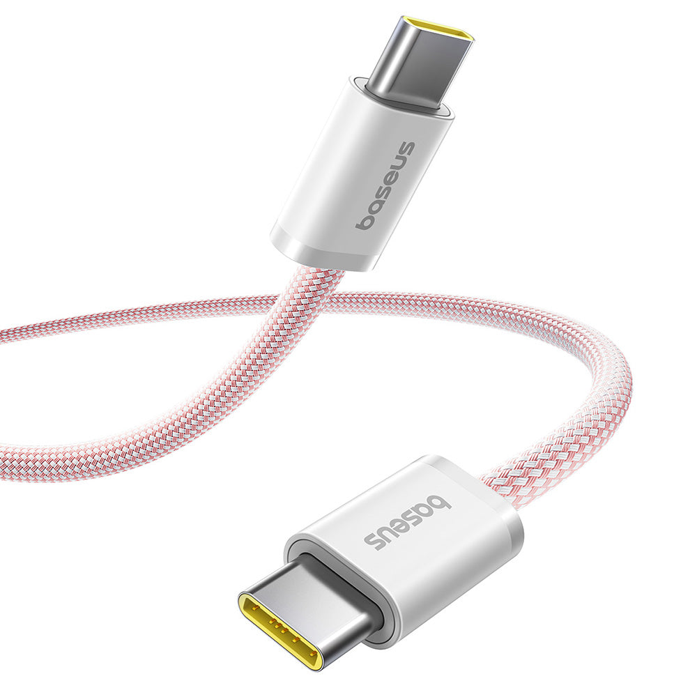 USB-C - USB-C Baseus Dynamic 4 Series adat- és töltőkábel, 100W, 1m, Rózsaszín P10381400411-00