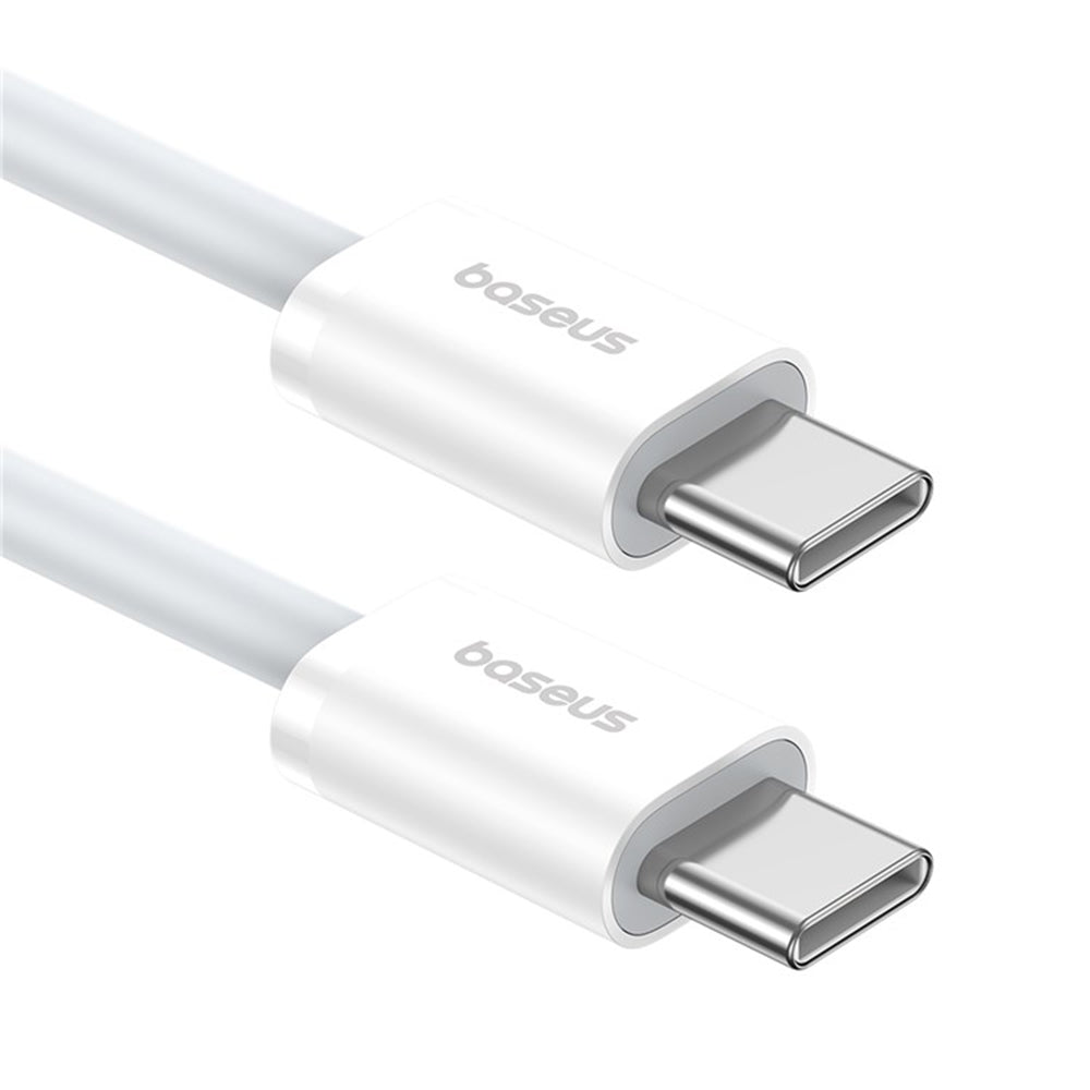 USB-C - USB-C Baseus Superior Series 2 adat- és töltőkábel, 30W, 2m, Fehér P10365200211-01