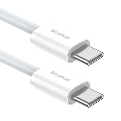 USB-C - USB-C Baseus Superior Series 2 adat- és töltőkábel, 30W, 2m, Fehér P10365200211-01