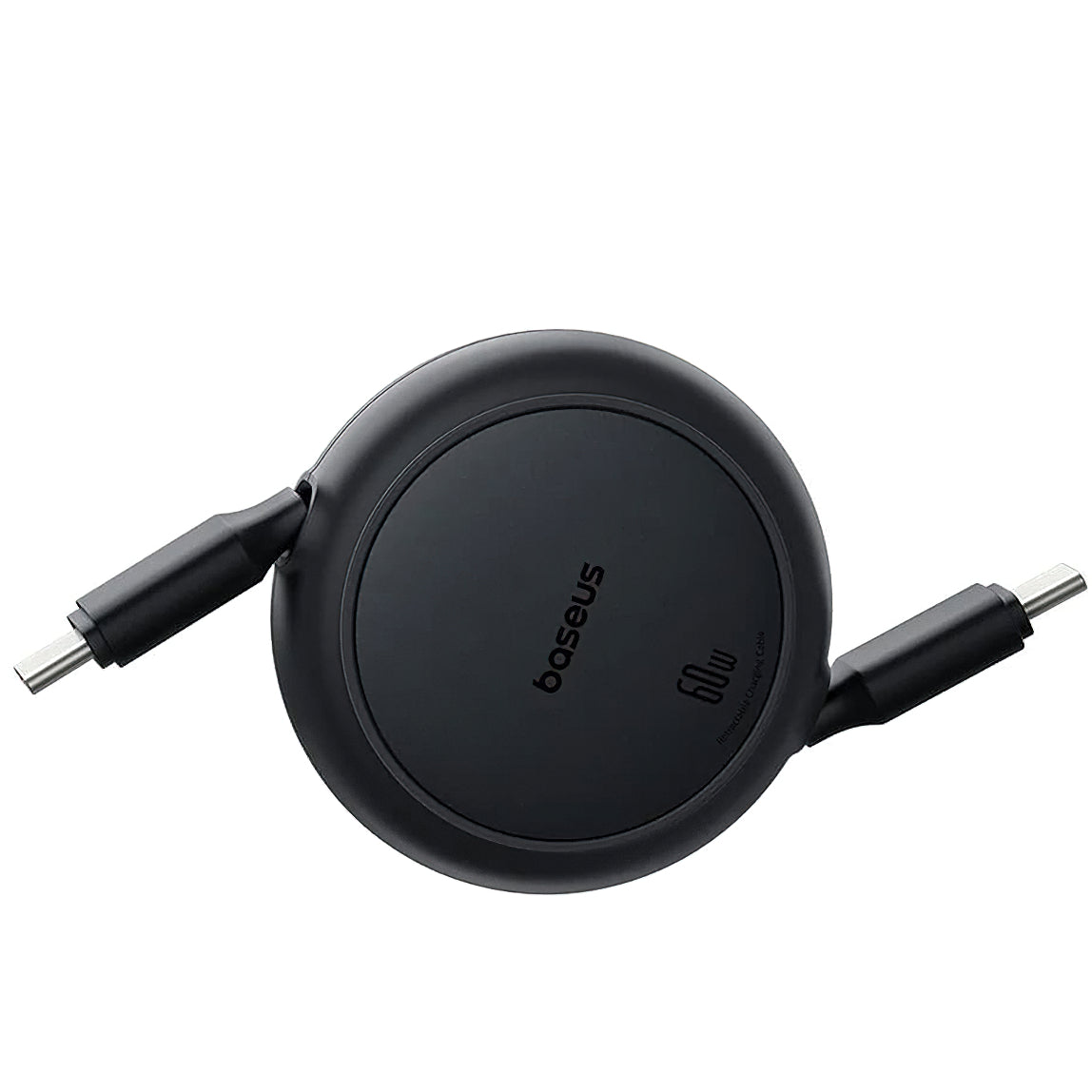 USB-C - USB-C Baseus Free2Pull Mini Retractable adat- és töltőkábel, 60W, 1m, Fekete P10364500111-01
