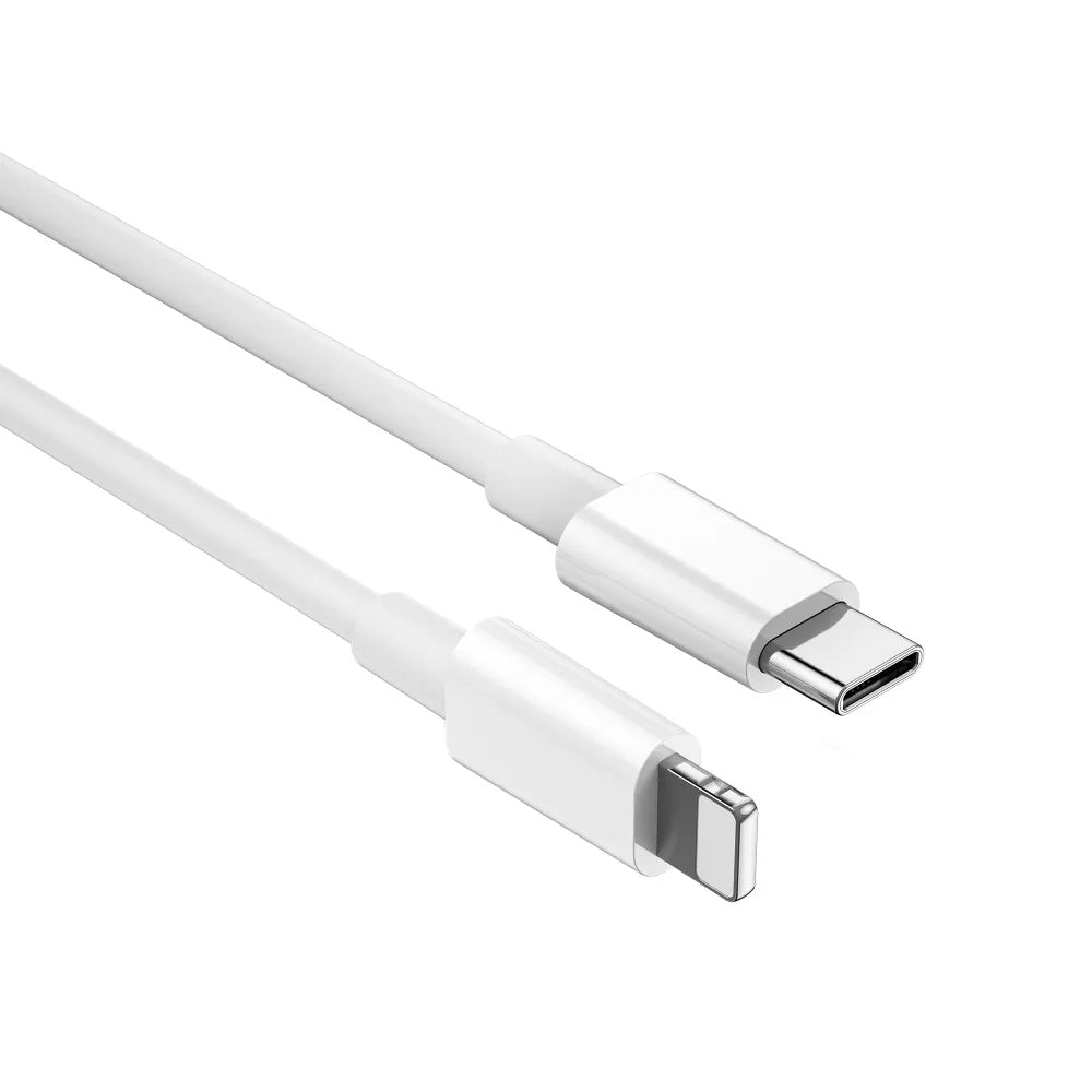 USB-C - Lightning WiWu Wi-C008 adat- és töltőkábel, 30W, 1.2m, Fehér