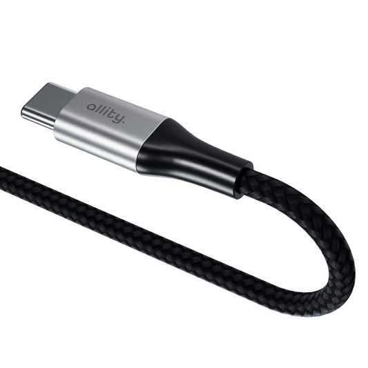 USB-C - USB-C adat- és töltőkábel Allity. AUC-01, 100W, 1m, Fekete