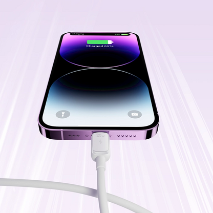 USB-C - Lightning Joyroom S-A14 adat- és töltőkábel, 30W, 1.2m, Fehér