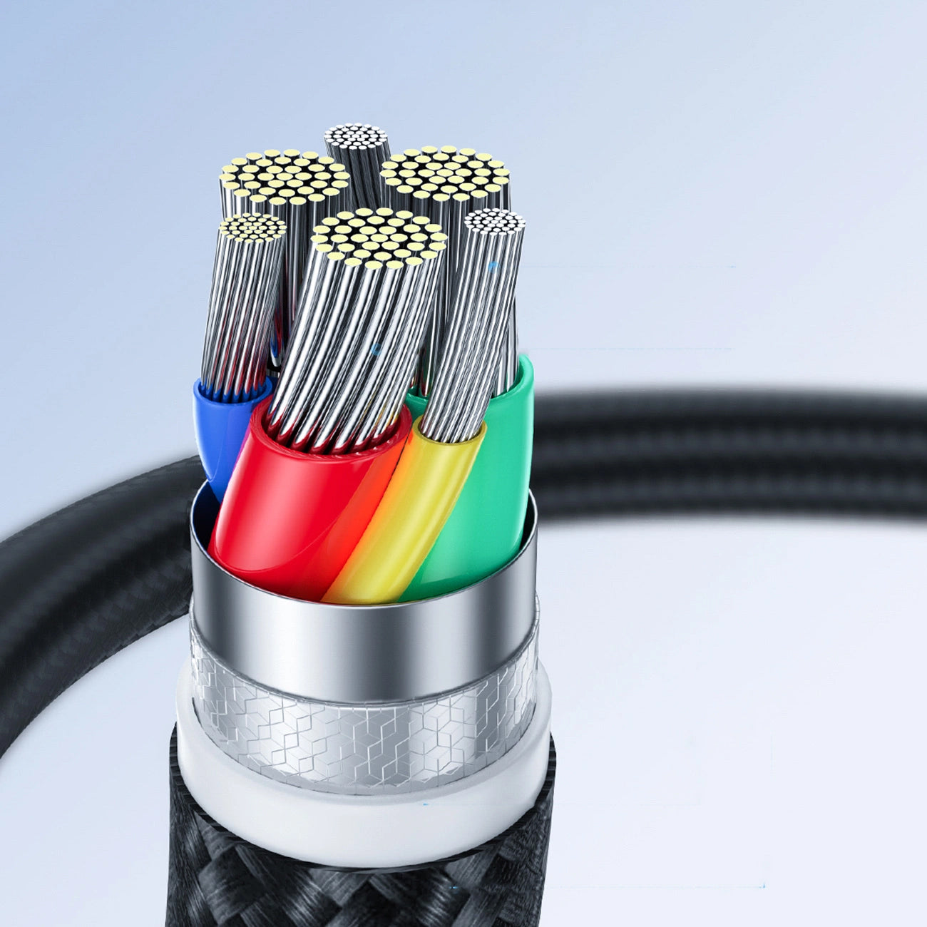 USB-C - USB-C Joyroom S-A11 adat- és töltőkábel, 60W, 0,25m, Fekete