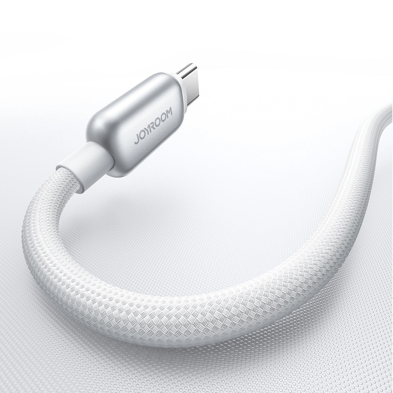 USB-C - USB-C Joyroom S-A55 StarFlight Display adat- és töltőkábel, 100W, 1.2m, Fehér